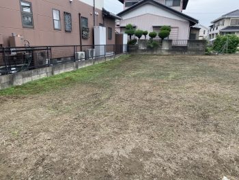 三重県鈴鹿市空き地の草刈り